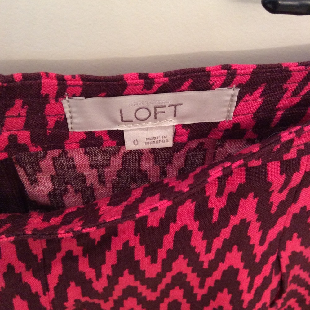 FREE WITH ANY PURCHASE-pink Loft skirt - Picture 2 of 5